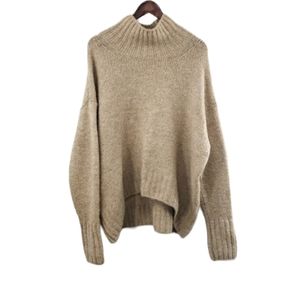 H&M Alpaca Wool Blend Oversized Slouchy Turtleneck Sweater